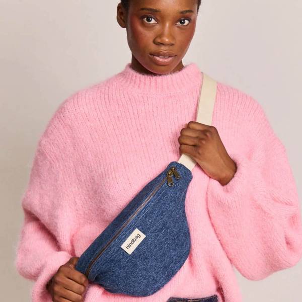 hindbag_OLIVIA fanny pack denim blau_
