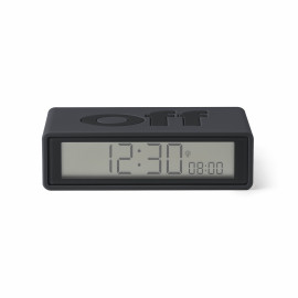 Wecker Flip+ Rubber black