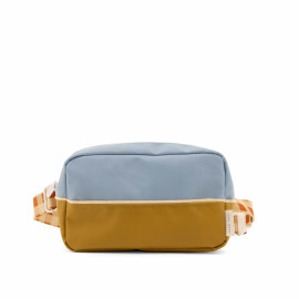 Bauchtasche Fanny Pack large Colourblocking Blueberry
