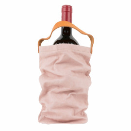 Wine Bag mit Henkel rosa