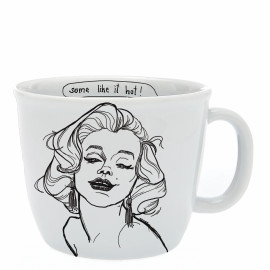 Tasse "the platinum goddess", Marilyn says : ”some like it hot”