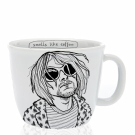 Tasse "the delicious grunger", Kurt says : „smells like coffee“