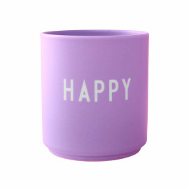 Lieblingsbecher HAPPY dark pink