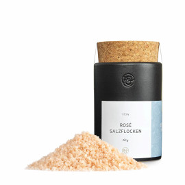 Rosé Salzflocken Keramikdose