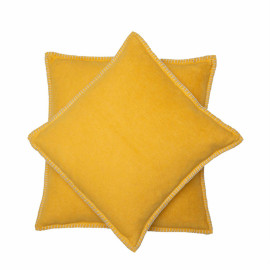 SYLT Kissenhülle 50x50 cm senfgelb