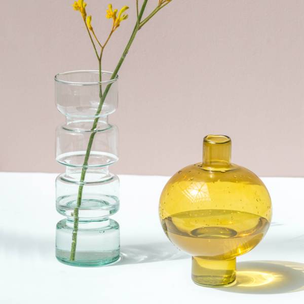Vase recycled Glas Paloma2