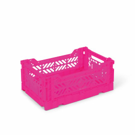 Klappkiste Mini neon pink