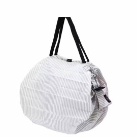 Shupatto foldable shopping bag M stripe