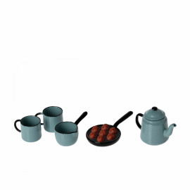 Emaille Set Madame Blue für Maus
